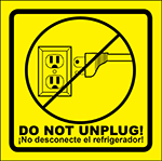 Do not Unplug Sticker